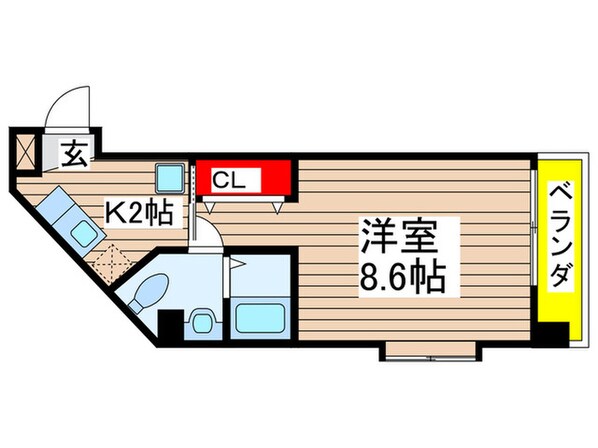 アメニティ吹上の物件間取画像